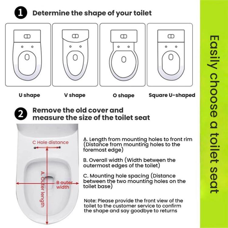 Toilet Seat Slow Close Lid Easy Installation Toilet Seat Replacement