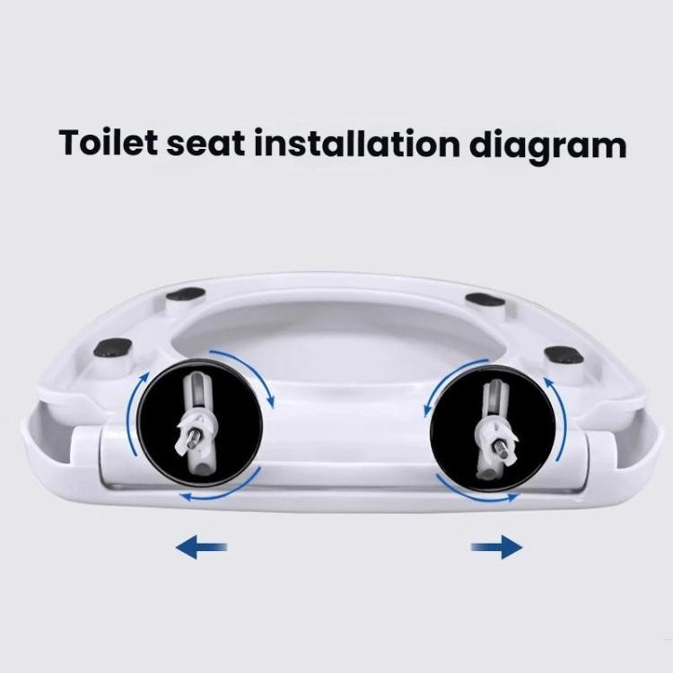 Toilet Seat Slow Close Lid Easy Installation Toilet Seat Replacement