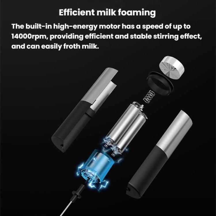 Mini Electric Milk Frother For Coffee Cream Mixing Stick