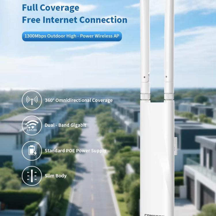 COMFAST CF-EW82 1300Mbps Dual-Band Outdoor Wireless Access Point With Gigabit Ethernet