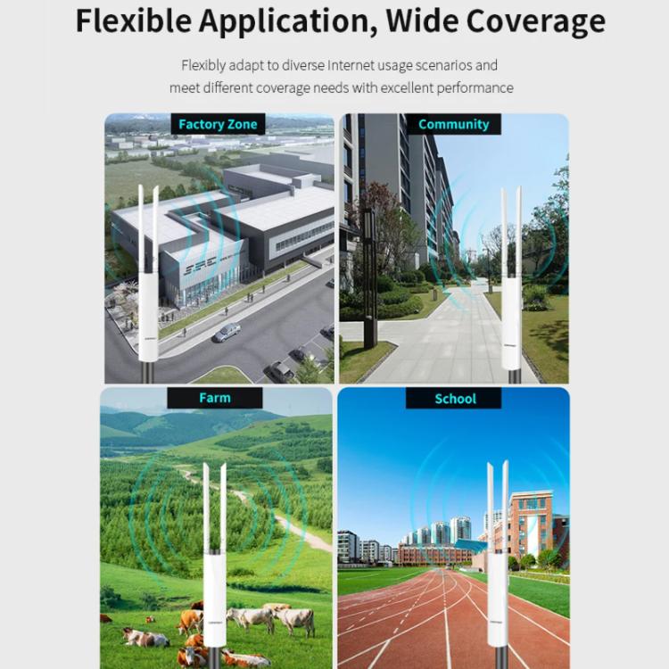 COMFAST CF-EW82 1300Mbps Dual-Band Outdoor Wireless Access Point With Gigabit Ethernet