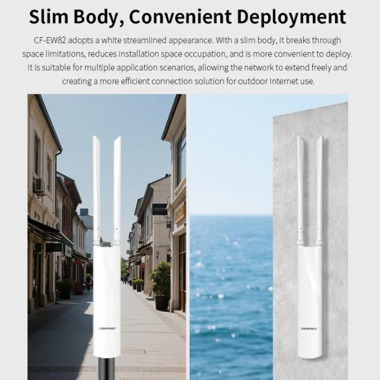 COMFAST CF-EW82 1300Mbps Dual-Band Outdoor Wireless Access Point With Gigabit Ethernet
