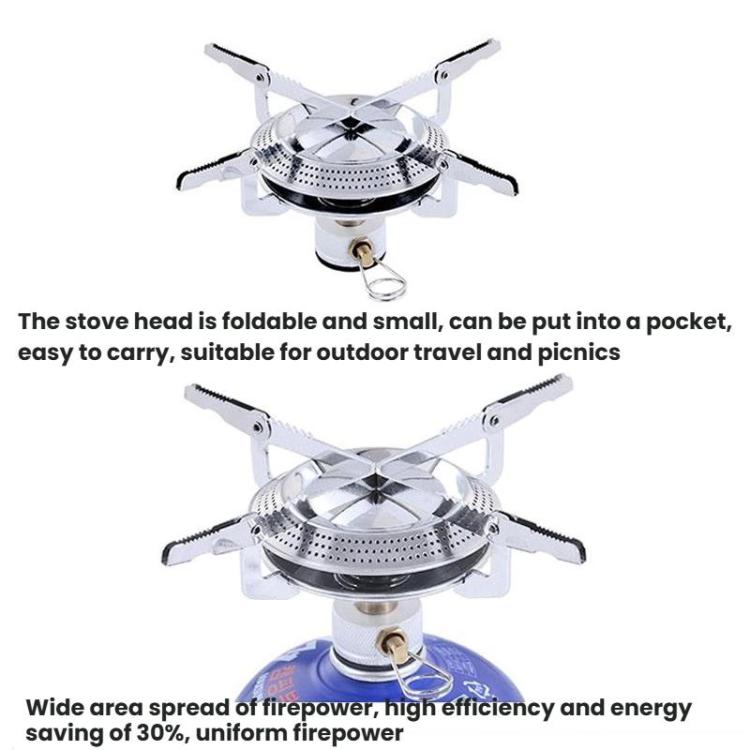 AOTU AT6313 Outdoor Camping Round Burner Integrated Gas Stove With High Power Burner