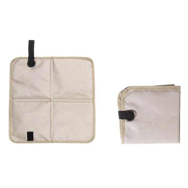 AOTU AT6216-1 37x35cm Outdoor Portable Moisture-proof Folding Cushion Oxford Cloth Camping Beach Thickened Heat Insulation Cushion