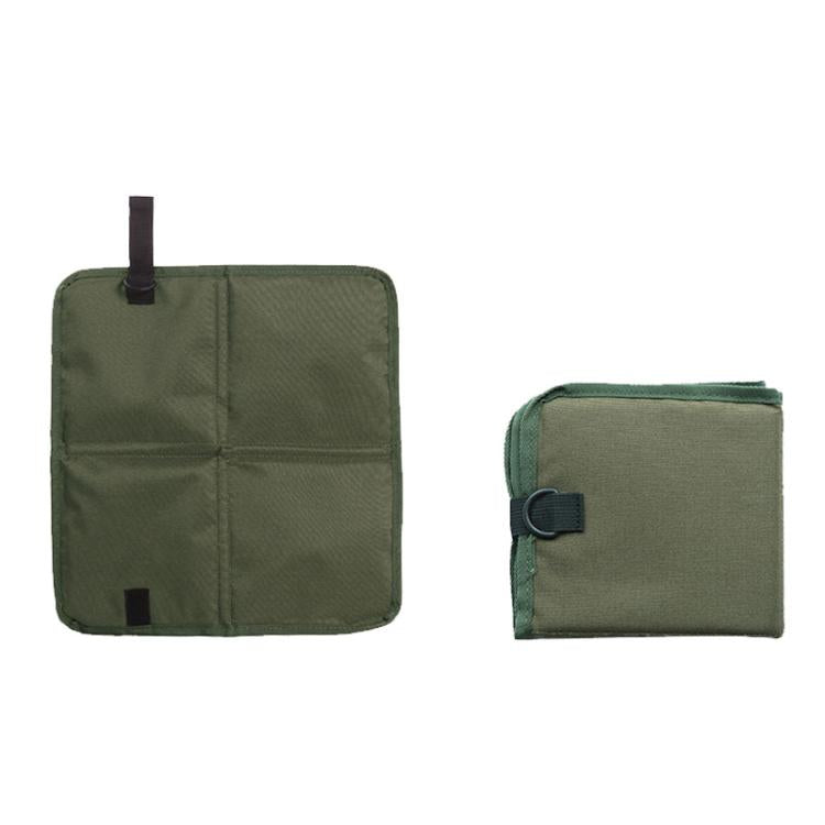 AOTU AT6216-1 37x35cm Outdoor Portable Moisture-proof Folding Cushion Oxford Cloth Camping Beach Thickened Heat Insulation Cushion