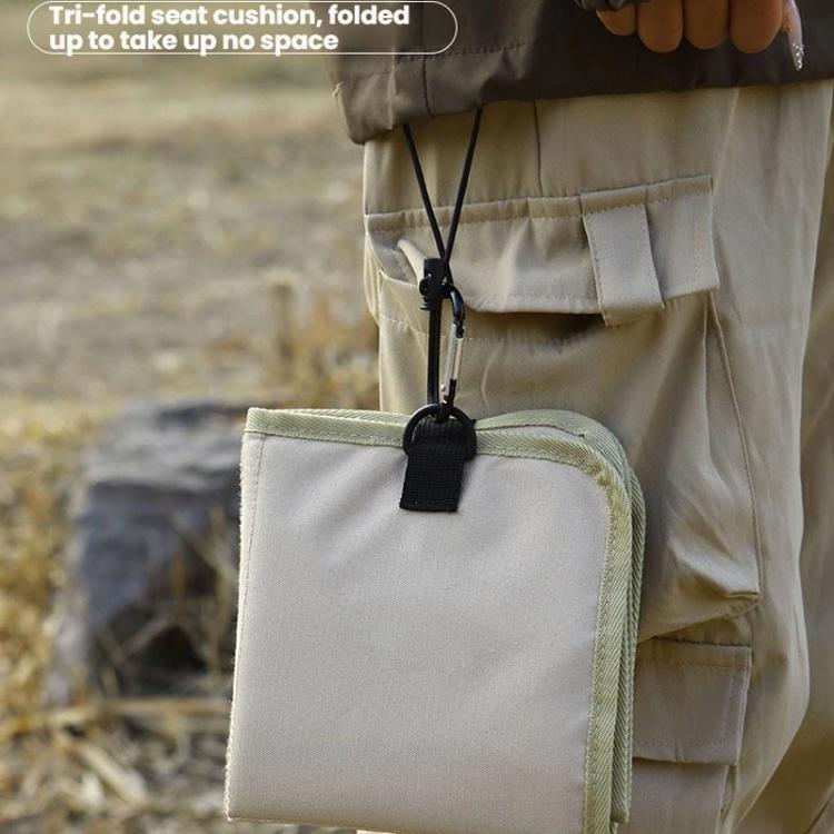 AOTU AT6216-1 37x35cm Outdoor Portable Moisture-proof Folding Cushion Oxford Cloth Camping Beach Thickened Heat Insulation Cushion