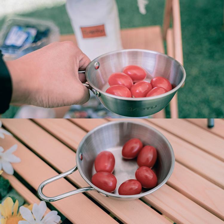 AOTU AT6446 Outdoor 304 Stainless Steel Bowl Camping Tableware