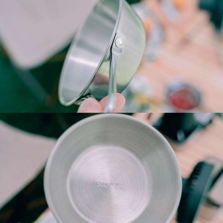 AOTU AT6446 Outdoor 304 Stainless Steel Bowl Camping Tableware