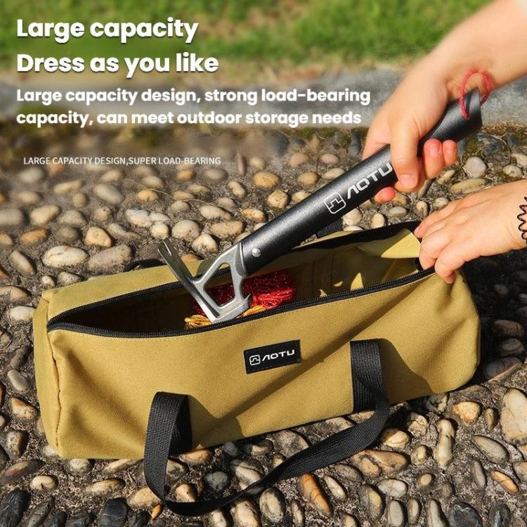AOTU AT6549 Outdoor Camping Toolkit Hand Pull Ground Spike Storage Bag