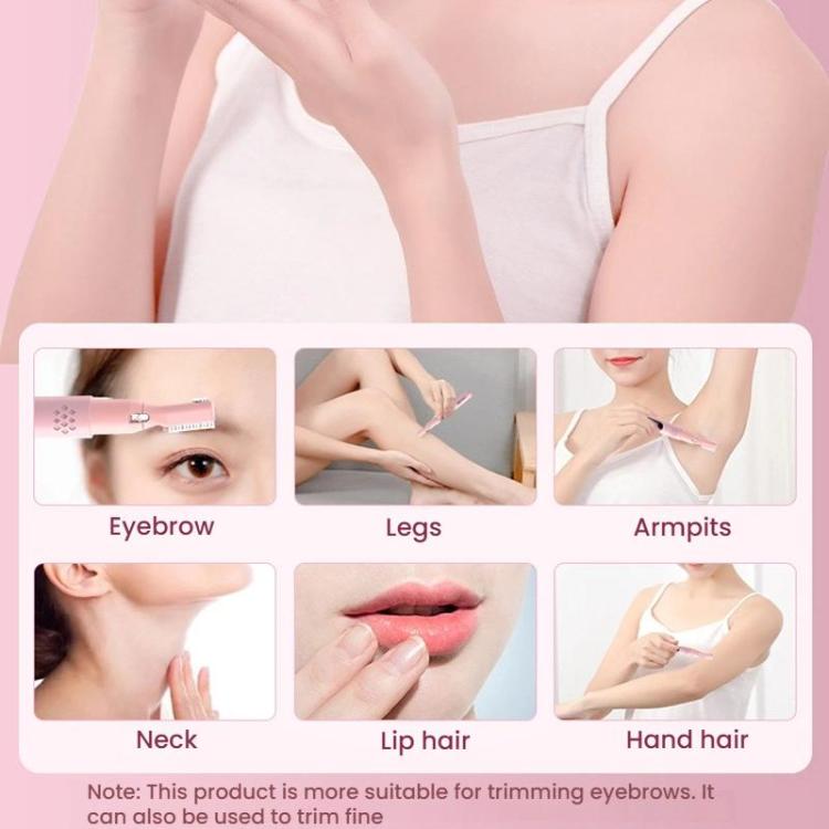 WUSHANG Rechargeable Women Eyebrow Razor & Facial Hair Remover for Fine Soft Hair on Face, Arms, Legs