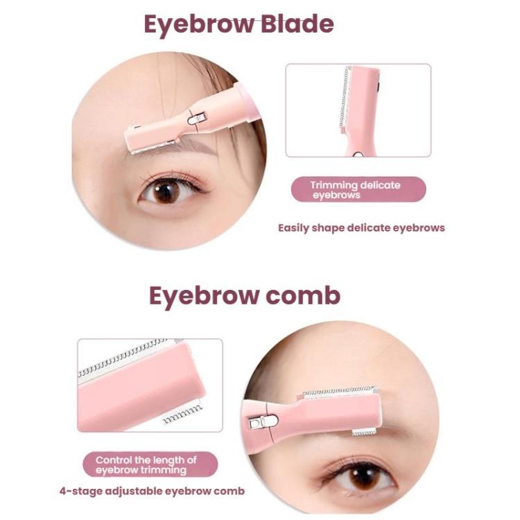 WUSHANG Rechargeable Women Eyebrow Razor & Facial Hair Remover for Fine Soft Hair on Face, Arms, Legs