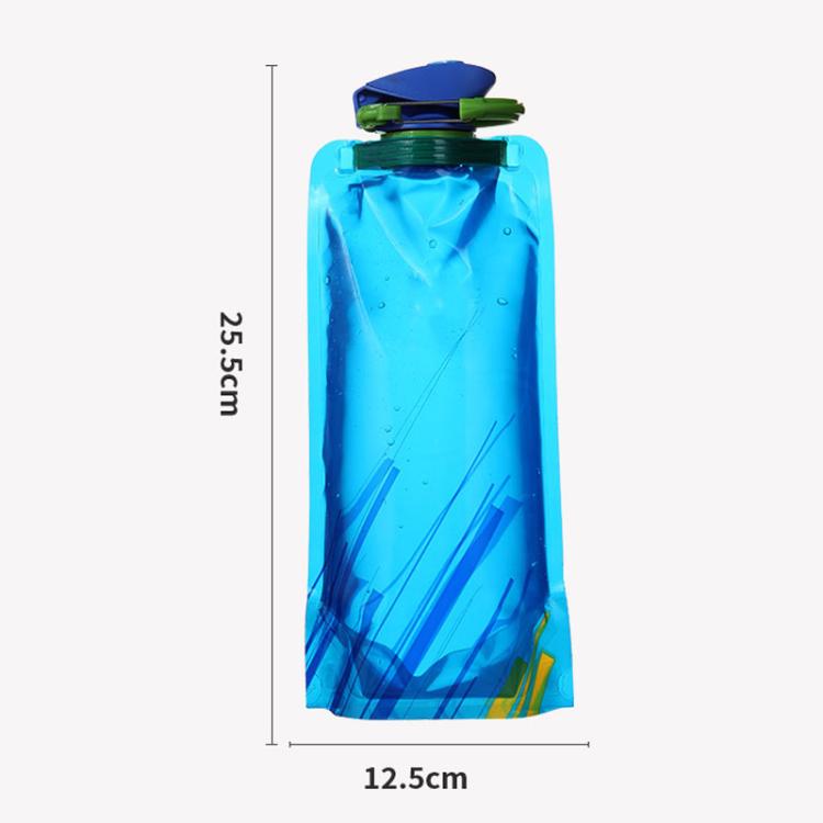 AOTU AT6601 Food Grade Soft 700ml Drinking Bag Outdoor Sports Portable Foldable Water Bag