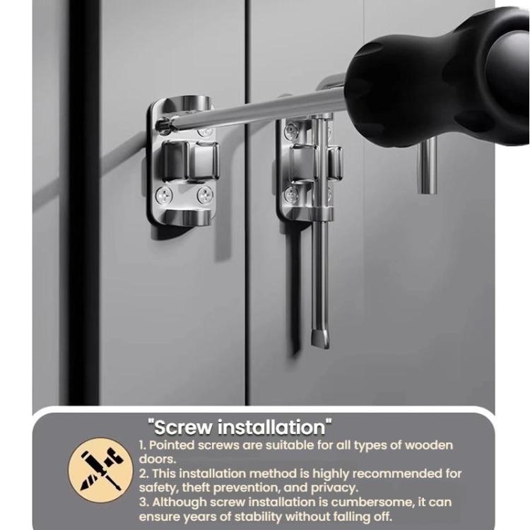 Thickened Anti-Theft Surface-Mount Interior Latch For Doors And Windows