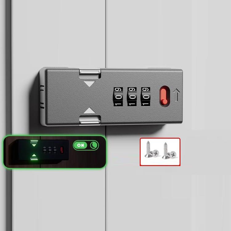 Screw-Mounted Door Latch With Built-In Latch Combination Lock