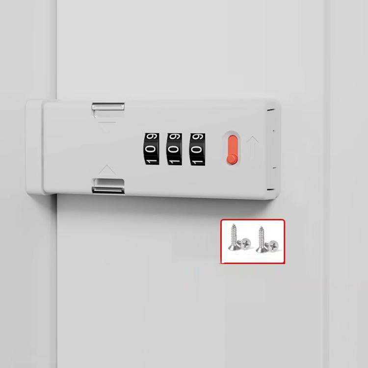 Screw-Mounted Door Latch With Built-In Latch Combination Lock