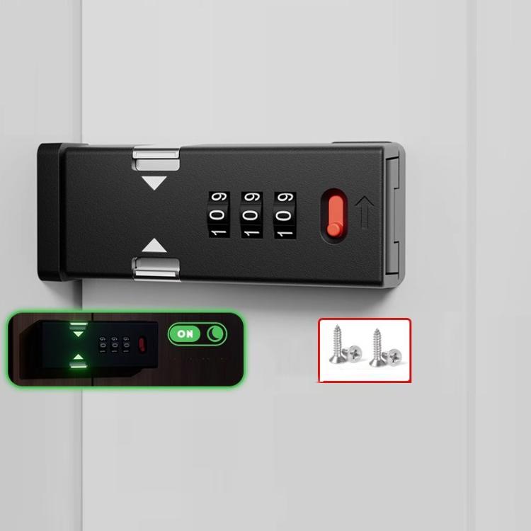 Screw-Mounted Door Latch With Built-In Latch Combination Lock