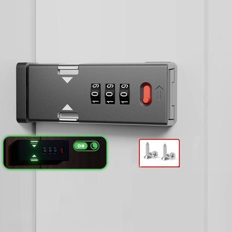 Screw-Mounted Door Latch With Built-In Latch Combination Lock