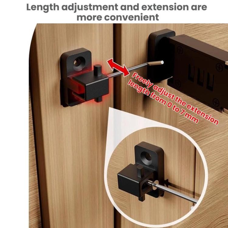 Screw-Mounted Door Latch With Built-In Latch Combination Lock