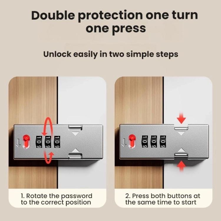 Screw-Mounted Door Latch With Built-In Latch Combination Lock