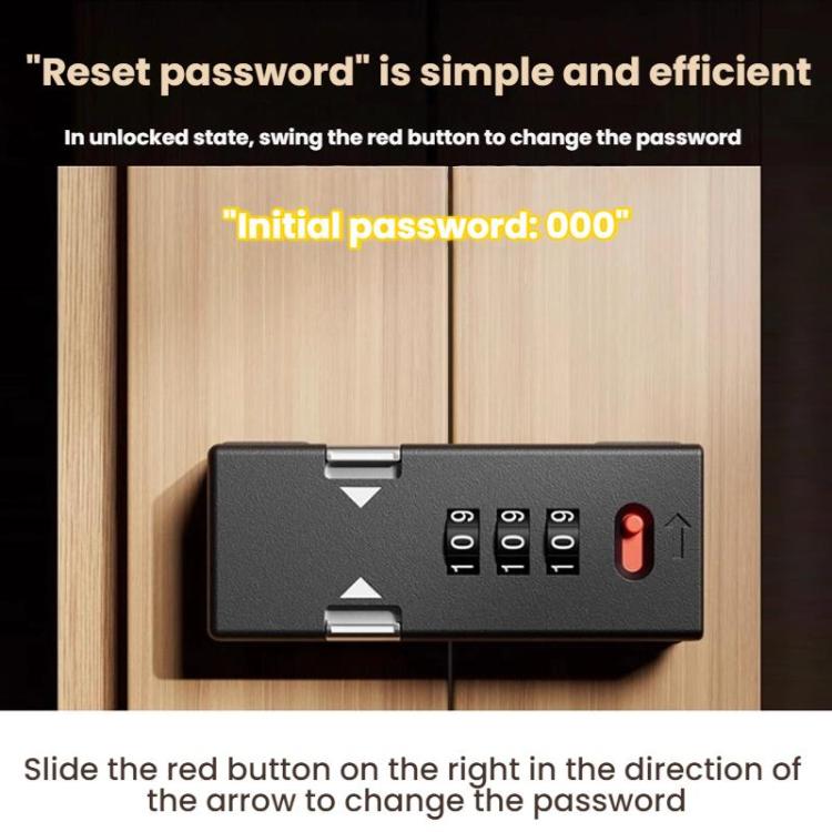 Screw-Mounted Door Latch With Built-In Latch Combination Lock