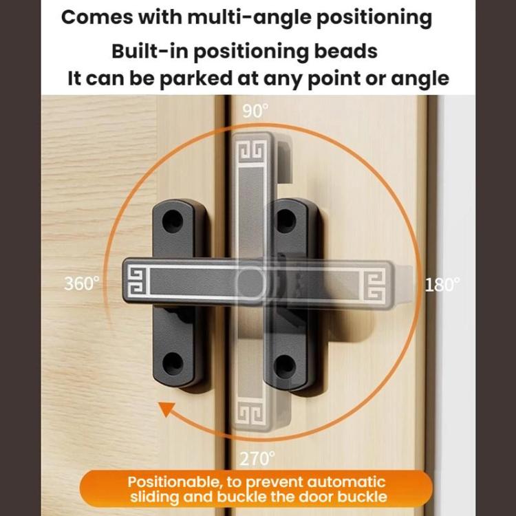 Screw-Mounted 0-7mm Adjustable Height Drop Sliding Door Lock Latch