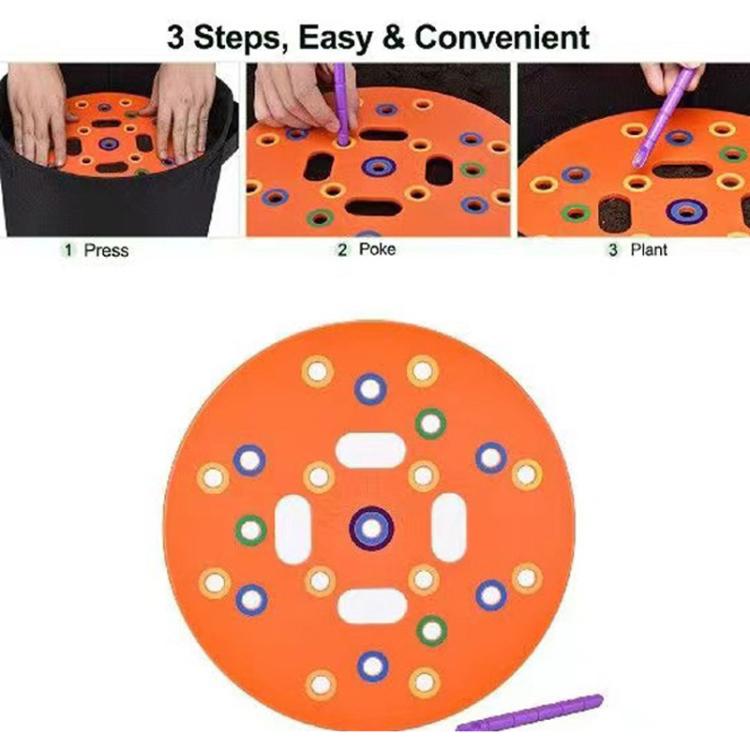 Seeding Stencil Spacing Tool Vegetable Planting Board
