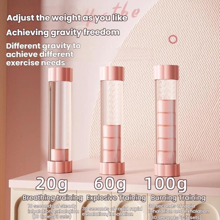 Portable Abdominal Breathing Exercise Dumbbell Vital Capacity Core Trainer