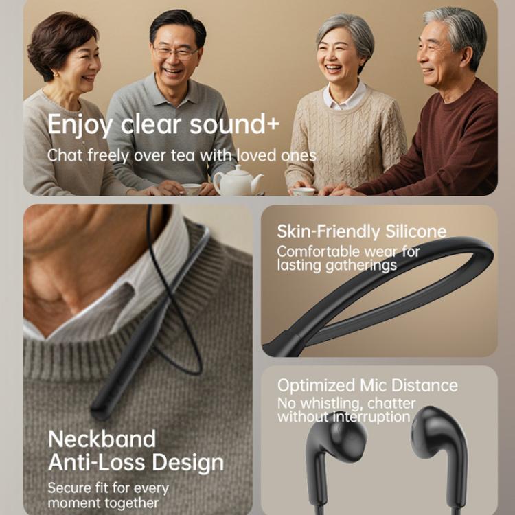 Neck-mounted Bluetooth Earphone Assisted Listening Collector Elderly People Amplifier
