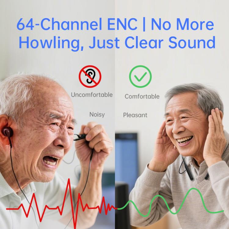 Neck-mounted Bluetooth Earphone Assisted Listening Collector Elderly People Amplifier