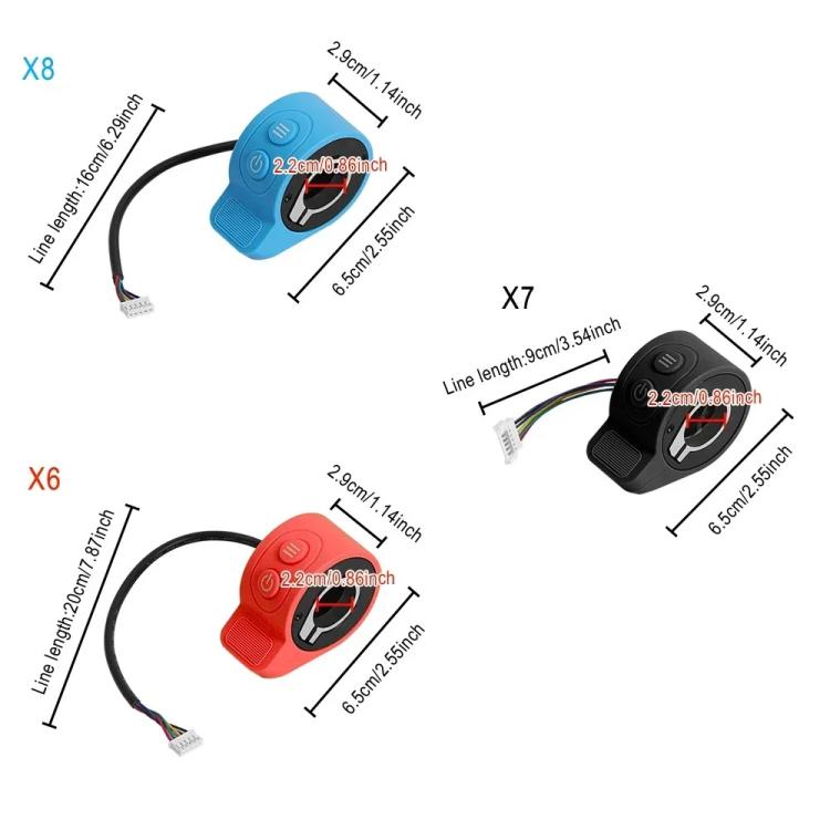 Scooter Finger Picks Speed Controller Throttle Knob Assembly Accessories
