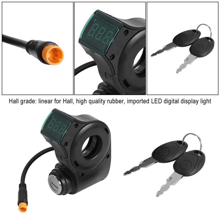 For Xiaomi M365 / KUGOO M4 Scooter Meter Power Display Insert Waterproof Plug Electric Door Locks