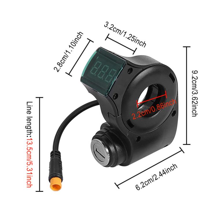 For Xiaomi M365 / KUGOO M4 Scooter Meter Power Display Insert Waterproof Plug Electric Door Locks