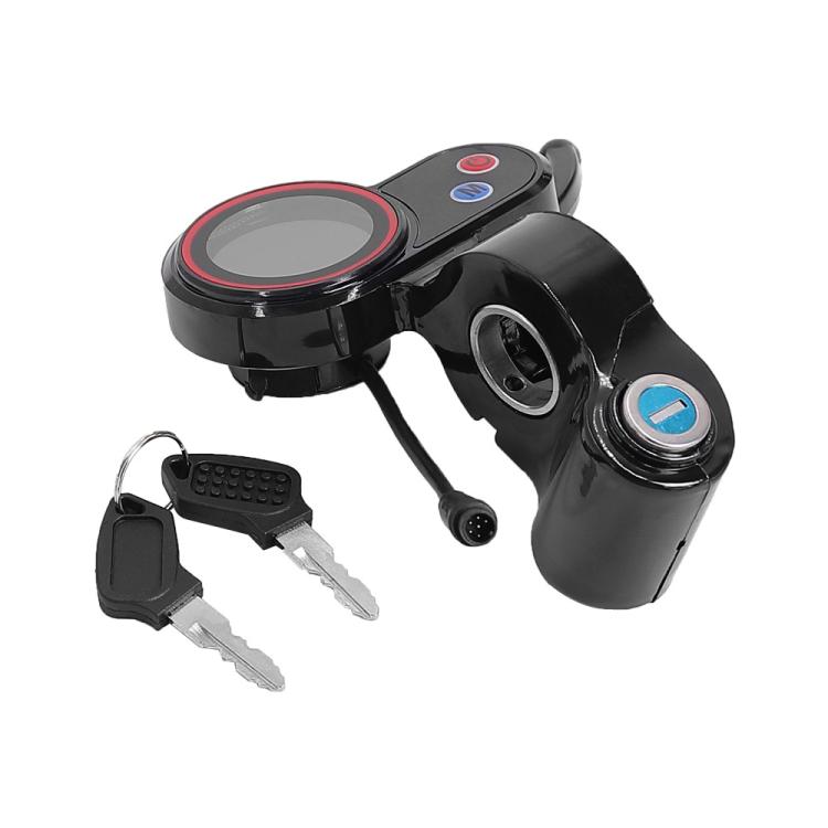 Electric Scooter LCD Display With Lock 6 Pin Dashboard