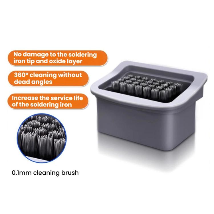Soldering Iron Head 0.1mm Cleaning Brush 360 Degree No Dead Angle Cleaning De-Oxidized Layer Brush