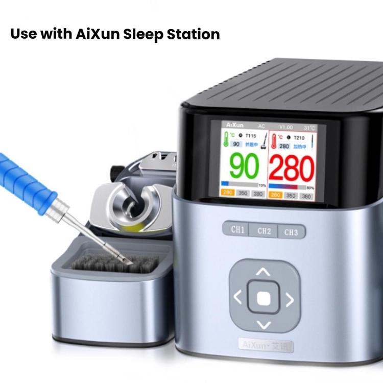 Soldering Iron Head 0.1mm Cleaning Brush 360 Degree No Dead Angle Cleaning De-Oxidized Layer Brush