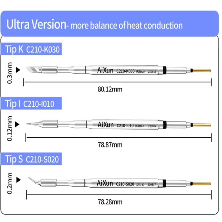 3pcs Universal Soldering Iron Tip Lead-Free Environmental Protection Easy On Tin Soldering Pencil Core
