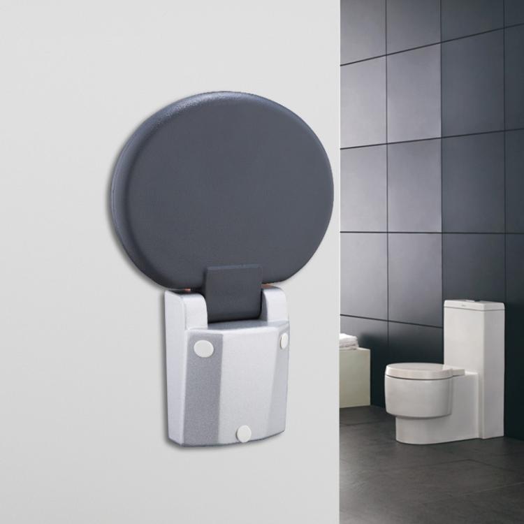 Folding Bathroom Shower Stool With Non-Slip Aluminum Base