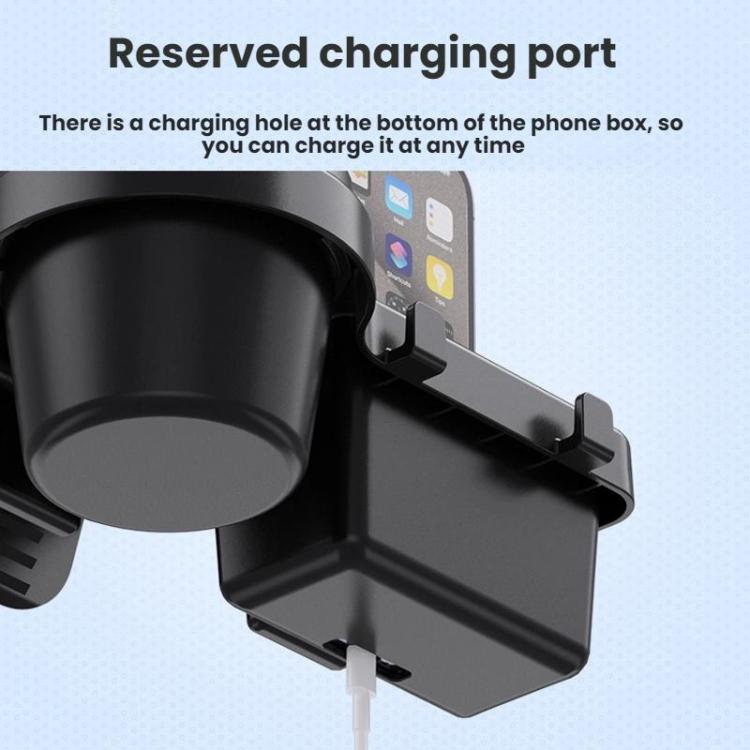 SHUNWEI Multifunctional Door Storage Cup Holder Mobile Phone Slot Storage Box