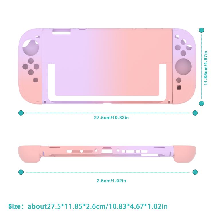 For Nintendo Switch 2 Split-Type Gradient Protective Case Controller & Console Cover