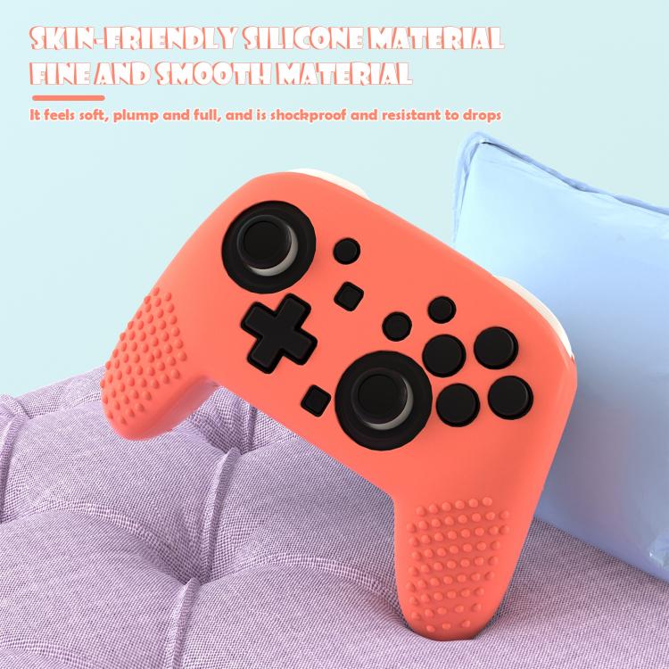 For Switch 2 Pro Controller Soft-Touch Silicone Case with Skin-Friendly Grip
