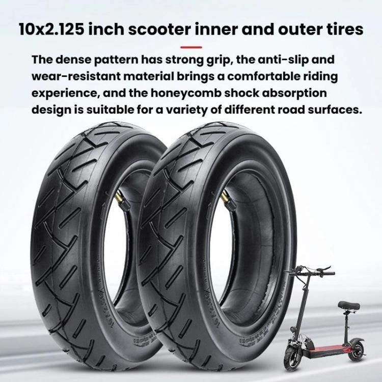 For Kugoo M4 Electric Scooter Anti-Slip Shock-Absorbing Wear-Resistant Rubber Tire