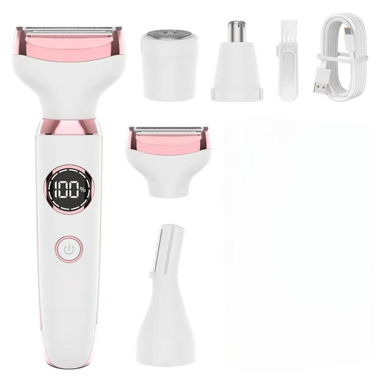 7 In 1 Rechargeable Digital Display Hair Removal Kit Underarm Intimate Area Shaver Unisex Full-Body Epilator