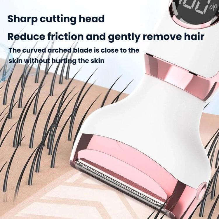 7 In 1 Rechargeable Digital Display Hair Removal Kit Underarm Intimate Area Shaver Unisex Full-Body Epilator