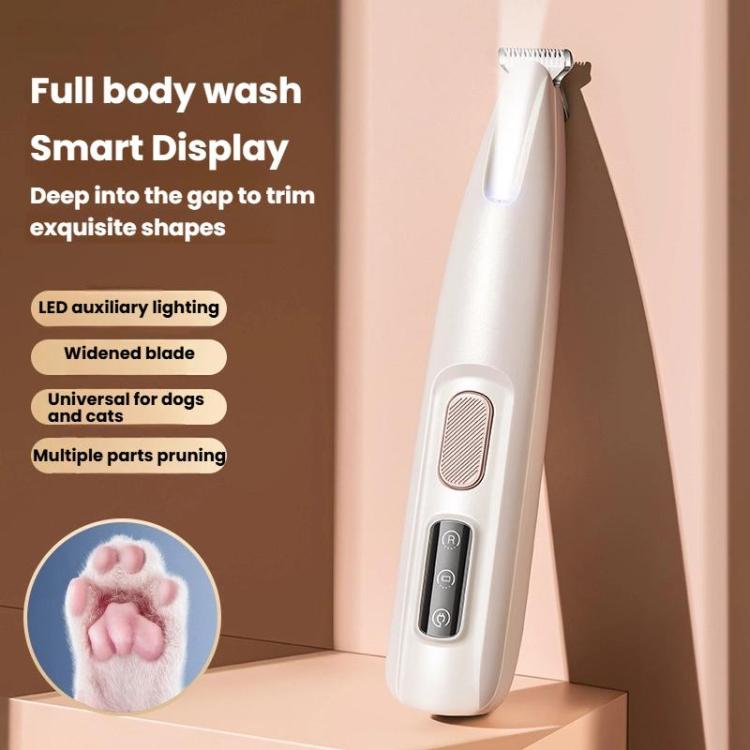 Household Pet Paw Hair Trimmer Quiet Cat Paw Hair Clipper