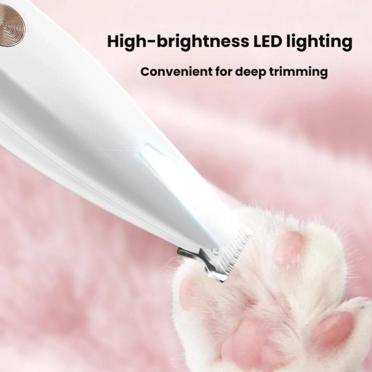 Household Pet Paw Hair Trimmer Quiet Cat Paw Hair Clipper