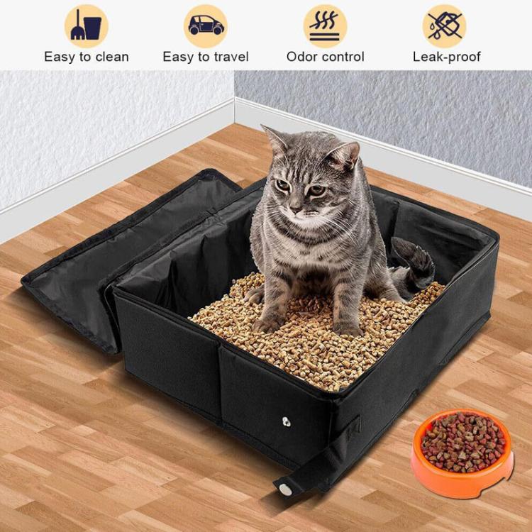 Foldable Fabric Litter Bag Portable Travel Litter Box