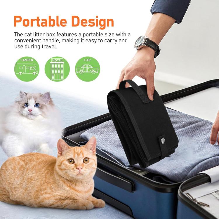 Foldable Fabric Litter Bag Portable Travel Litter Box