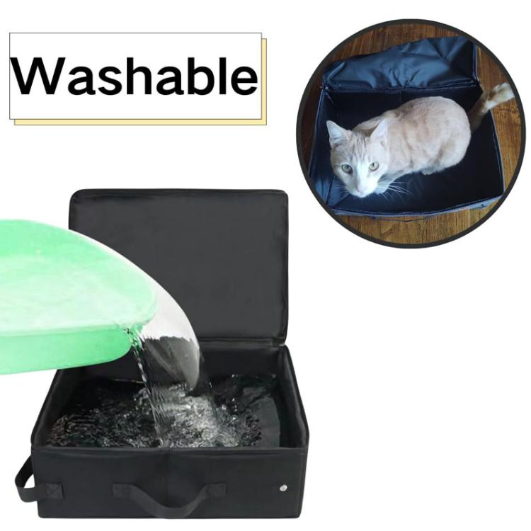 Foldable Fabric Litter Bag Portable Travel Litter Box