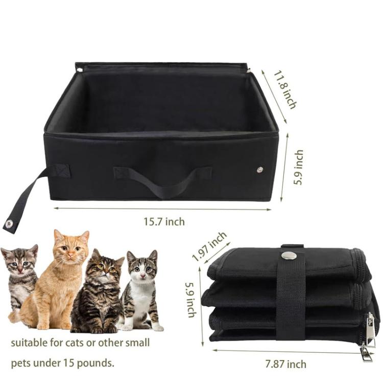 Foldable Fabric Litter Bag Portable Travel Litter Box