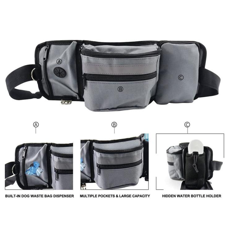 Pet Training Waist Pack Outdoor Fitness Dog Walking Bag